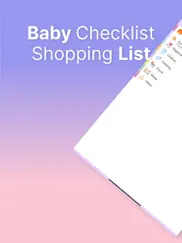 baby checklist - shopping list ipad images 1