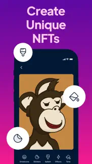 nft art creator iphone capturas de pantalla 1