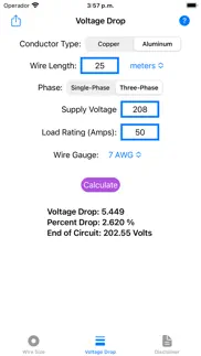electric wire estimator iphone images 4