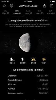 my moon phase - lunar calendar iPhone Captures Décran 1