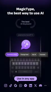 magictype - ai keyboard iphone images 1