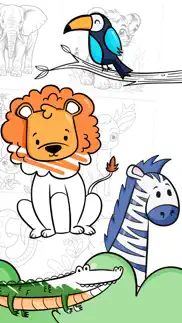 paint animal - coloring book for kids iphone images 2