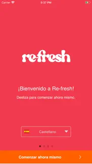 re-fresh fast good iphone capturas de pantalla 1