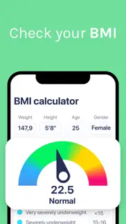 weight tracker, bmi calculator iPhone Captures Décran 3