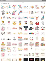 2023 - happy new year stickers ipad images 3