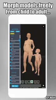 art model - pose & morph tool iphone images 2