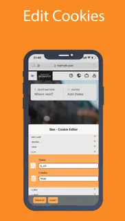 bee - cookie editor for safari iphone capturas de pantalla 1