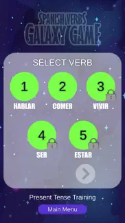 spanish verbs galaxy game iPhone Captures Décran 2