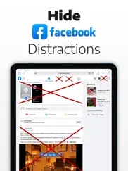 distraction free for facebook ipad images 1