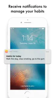 easy habit - goals reminder iphone resimleri 1