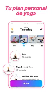 yoga - posturas y clases iphone capturas de pantalla 1
