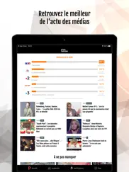 puremédias : infos tv & médias iPad Captures Décran 1
