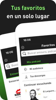 radio.es - radio y podcast iphone capturas de pantalla 4