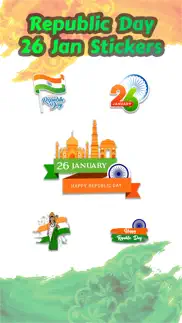 republic day india - wasticker iPhone Captures Décran 1