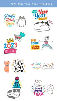 2023 - happy new year stickers iphone images 3