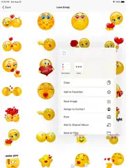 flirty emoji pro iPad Captures Décran 1