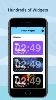 colour widgets iphone resimleri 3