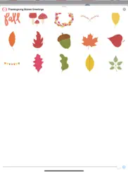 thanksgiving sticker greetings ipad images 4