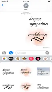 condolences stickers iphone images 1