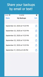 backup contacts + restore iphone images 3