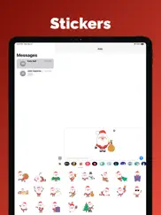 funny santa claus - stickers ipad images 2
