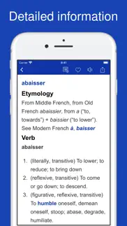 dictionary of french language iphone images 2