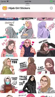 hijab girl stickers iphone images 1