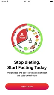 intermittent fasting tracker. iphone images 1