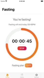 intermittent fasting tracker. iphone images 2