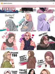 hijab girl stickers ipad images 1