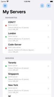 netdata server monitoring iPhone Captures Décran 1