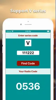 radio code for ford v series iPhone Captures Décran 1