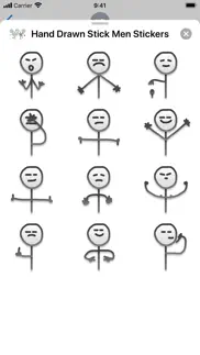 hand drawn stick men stickers iphone images 1