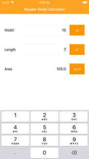 square yards calculator iphone images 1