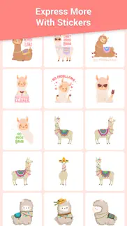 the art llama stickers pack iphone images 2