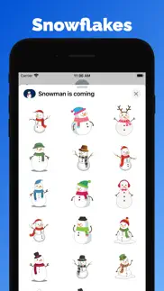 snowman winter stickers emoji iphone images 1