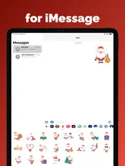funny santa claus - stickers ipad images 3