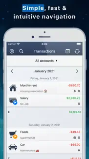 moneystats - expense tracker iphone images 3