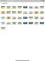 car plate sticker pack ipad images 1
