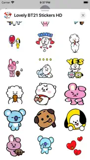lovely bt21 stickers hd iphone images 2