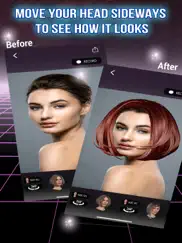 cheveux virtuels 3d iPad Captures Décran 3