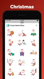 funny santa claus - stickers iphone images 1
