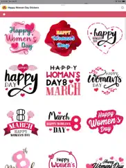 happy women day stickers ipad images 1