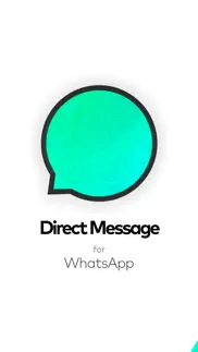 direct message for whatsapp iPhone Captures Décran 1
