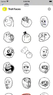 troll face rage stickers iphone images 1