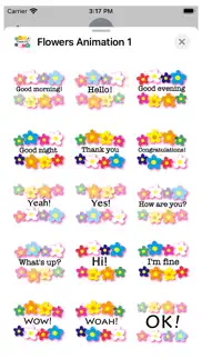 flowers animation 1 stickers iphone images 2