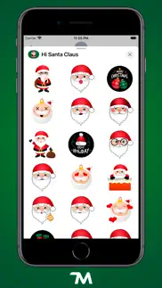 hi santa claus stickers iphone images 2