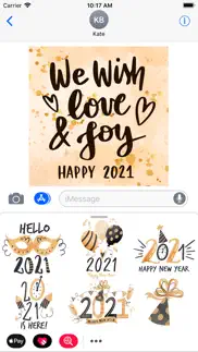 2021 happy new year - stickers iphone resimleri 1