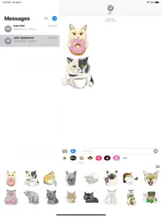 all meow loving - cat stickers ipad images 1