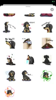 cute dachshund dog stickers iphone images 4